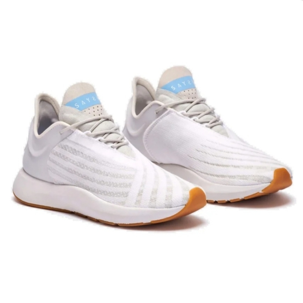 NIB Saysh One Sneakers Running Shoes Size 7.5 In White - *No Lid*